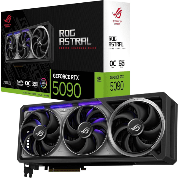 6 ASUS ROG Astral GeForce RTX 5090 32GB GDDR7 OC Gaming Graphics Card