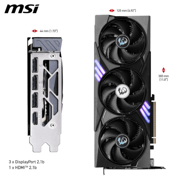 MSI GeForce RTX 5060 Ti 8G GAMING TRIO OC Graphics Card