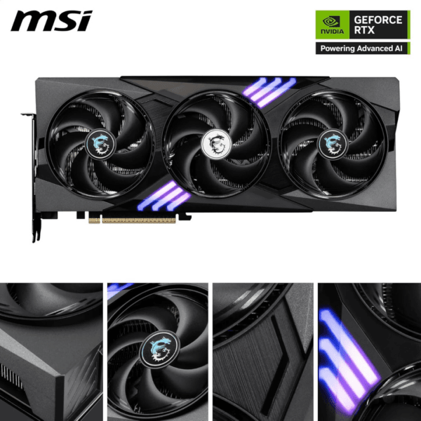 MSI GeForce RTX 5070 12G GAMING TRIO OC Graphics Card