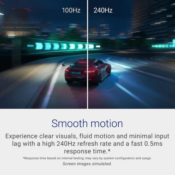 Dell 24 Gaming Monitor - SE2426HG, Full HD (1920x1080), 240Hz, Fast IPS