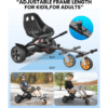 6 Gyroor K2 Go Kart Attachment for Kids & Adults