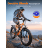 VARUN 26" 4.0 Fat Tire Electric Bike with 48V 18Ah Battery, 95+ Miles Range