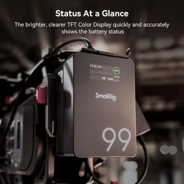 SMALLRIG V Mount Battery VB99 Pro, 6700mAh/99Wh 14.8V 100W PD USB-C - 4292