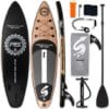 SereneLife Paddle Board Inflatable Stand Up SUP 32in Wide