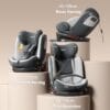 Heekin 360 Spin Baby Car Seat ISOFIX+Top Tether 0-12 Years R129 Grey
