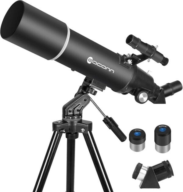 Telescopes for Adults Astronomy, 80mm Aperture 600mm