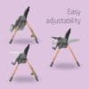 Maxi-Cosi Minla Evolutive Highchair, 0-60 kg, Essential Graphite