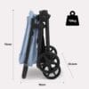 My Babiie MB160 Pushchair from Birth to 4 Years (22kg) – Blue