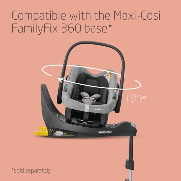 Maxi-Cosi Zelia S Trio, 3-in-1 Pram Travel System, 0–22 kg, Grey