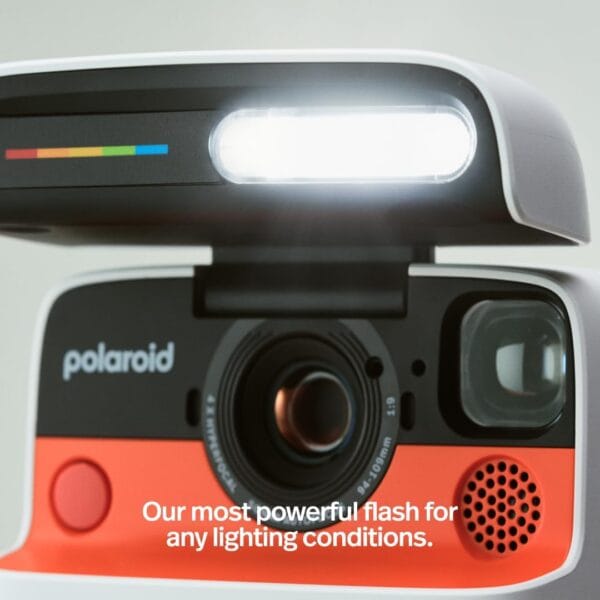 Polaroid FLIP Pack Instant Camera Black + Colour Film (16 Photos)