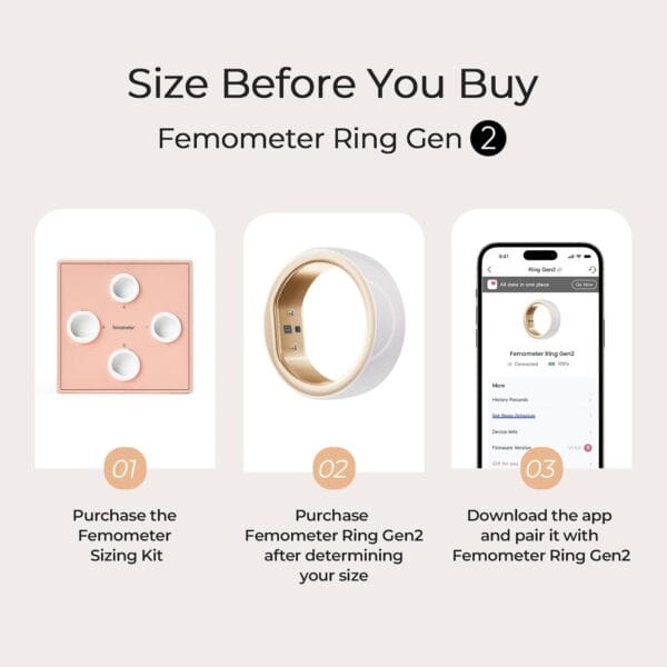 femometer Ring Gen2 Smart Ring