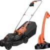 BLACK+DECKER 32cm Electric Rotary Mower with GL250 Grass Strimmer
