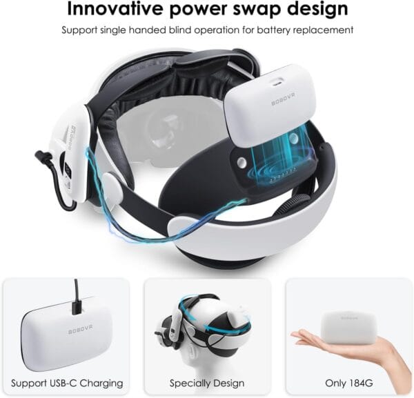 61Ddus0SCoL._AC_SL1500_ BOBOVR S3 Pro Head Strap