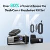 61JmzgMgWPL._AC_SL1500_ BOTSLAB 4K Dash Cam Front and Rear, with Hardwire Kit, STARVIS, 64 GB Card