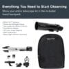 Celestron 22030 Travel Scope Portable Refractor Telescope