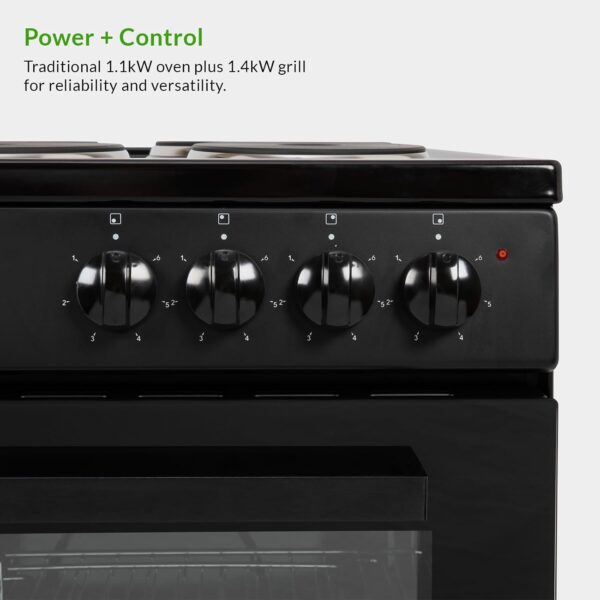 Willow WE50SSB 62L Freestanding Electric Cooker