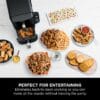 Ninja Double Stack 7.6L 2-Drawer Air Fryer, 6 Cooking Functions, Black