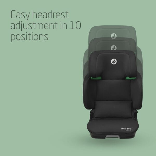 Maxi-Cosi Tanza i-Size, High Back Booster Seat, 100–150 cm, Full Black