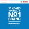 Bosch Series 4 SPV4EMX17G Fully Integrated Slimline Dishwasher, 45cm [Energy Class B]10.4