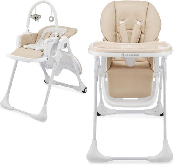 Kinderkraft Tummie 2-in-1 High Chair & Bouncer