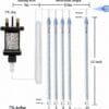 Meteor Shower Outdoor Christmas Lights 24 Tube 576LED, Multi Color [Energy Class F]