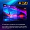Vibox 50" 4K LED Smart TV | WebOS | 3x HDMI, 2x USB | Wall Mount Compatible | Gesture Remote with Streaming Controls