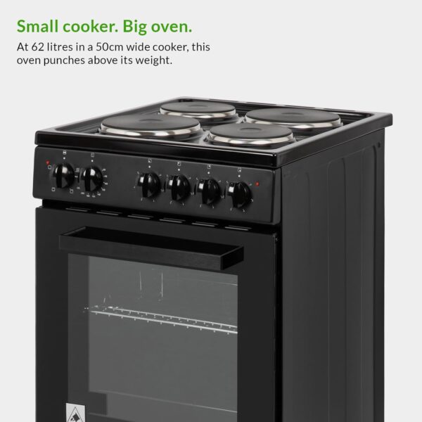 Willow WE50SSB 62L Freestanding Electric Cooker