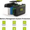 MARBERO Portable Power Station 24,000mAh/ 88.8Wh, 120W Peak Solar Generator