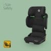 Maxi-Cosi Tanza i-Size, High Back Booster Seat, 100–150 cm, Full Black