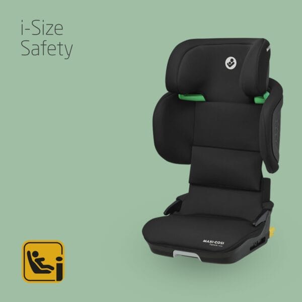 Maxi-Cosi Tanza i-Size, High Back Booster Seat, 100–150 cm, Full Black