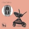 Maxi-Cosi Zelia S Trio, 3-in-1 Pram Travel System, 0–22 kg, Grey