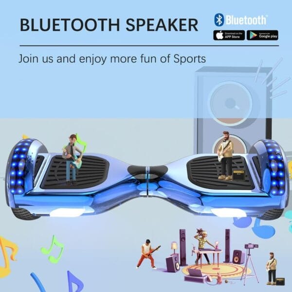 RCB Hoverboards for Kids and Adults 6.5 inch