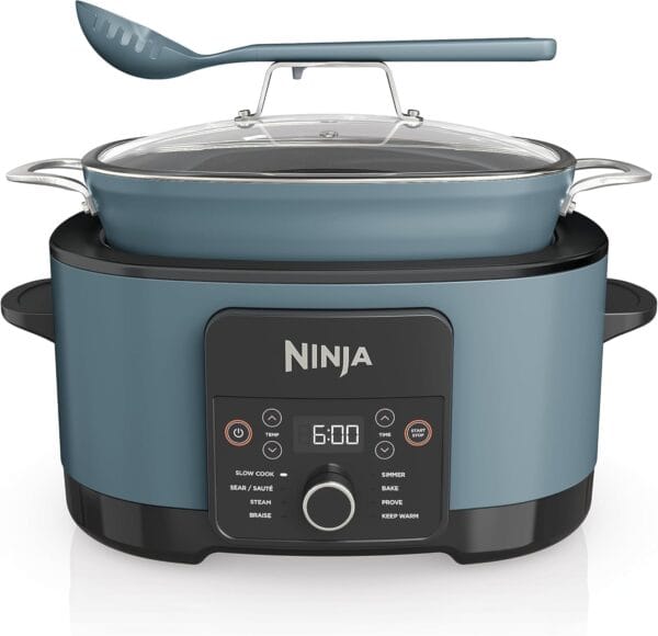 Ninja Foodi PossibleCooker, 8-in-1 Slow Cooker, 8L, Sea Salt Grey, MC1001UK