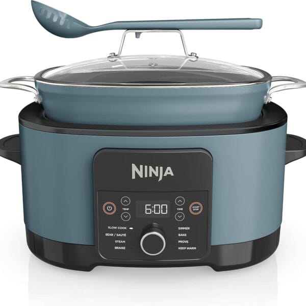 Ninja Foodi PossibleCooker, 8-in-1 Slow Cooker, 8L, Sea Salt Grey, MC1001UK
