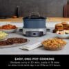 Ninja Foodi PossibleCooker, 6L Slow & Rice Cooker, Midnight Blue MC1101UK