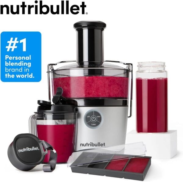 61ej5Y00deL._AC_SL1350_ nutribullet 1000W Juicer Pro - Large 2L Pulp Basin & 800ml Juice Pitcher