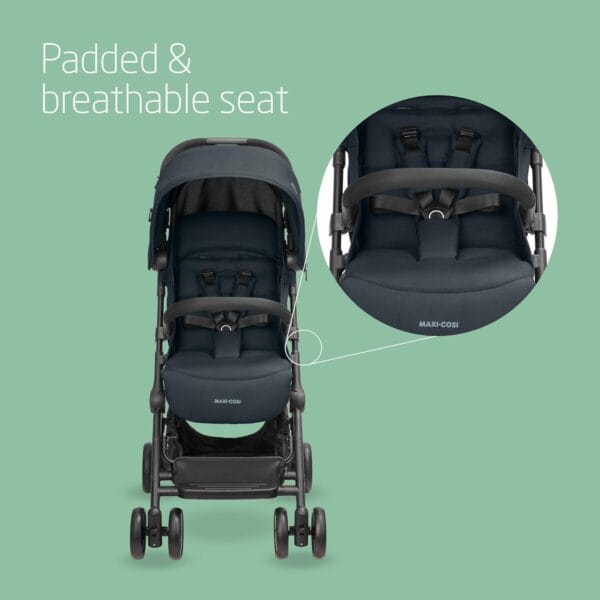 Maxi-Cosi Lara2 Compact Pushchair, 0–22 kg, Essential Graphite