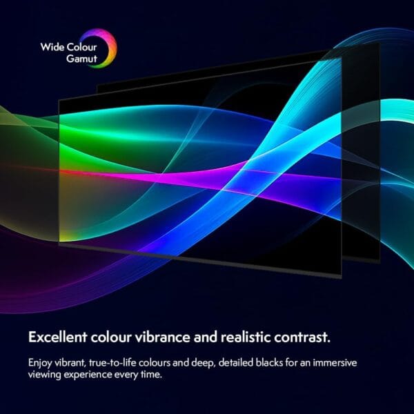 Vibox 50" 4K LED Smart TV | WebOS | 3x HDMI, 2x USB | Wall Mount Compatible | Gesture Remote with Streaming Controls