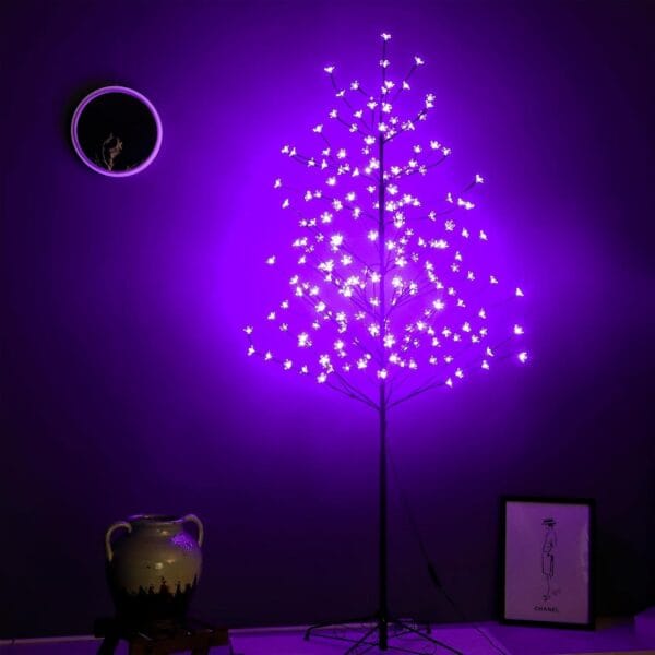 Sakura Cherry Blossom Tree Lights, 6FT Lighted Bonsai Tree