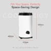 Cookology 4kg 2800RPM Spin Dryer - Energy-Saving - White [Energy Class D]