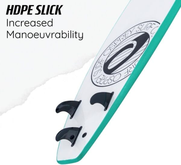 Osprey Foam Surfboard, Perfect for Beginners, Lightweight & Durable with Bold Design