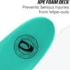 Osprey Foam Surfboard, Perfect for Beginners, Lightweight & Durable with Bold Design
