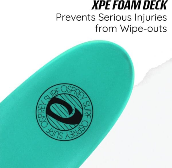 Osprey Foam Surfboard, Perfect for Beginners, Lightweight & Durable with Bold Design