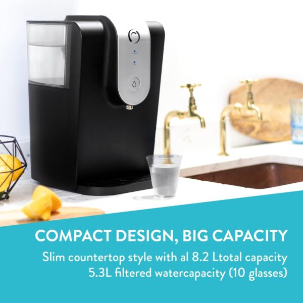 Aqua Optima Lumi Chilled Filtered Water Dispenser, 8.2L Countertop