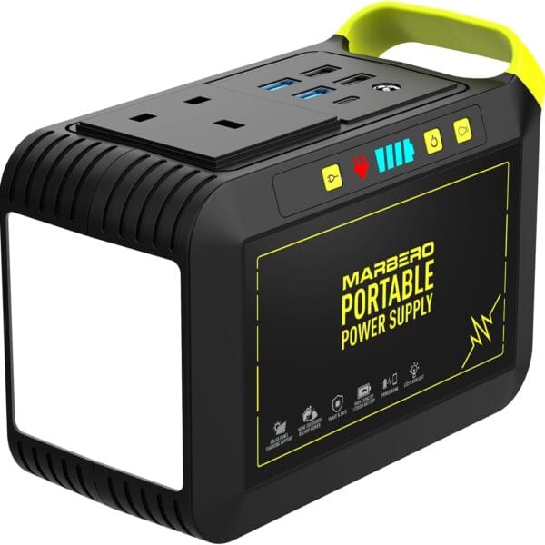 MARBERO Portable Power Station 24,000mAh/ 88.8Wh, 120W Peak Solar Generator