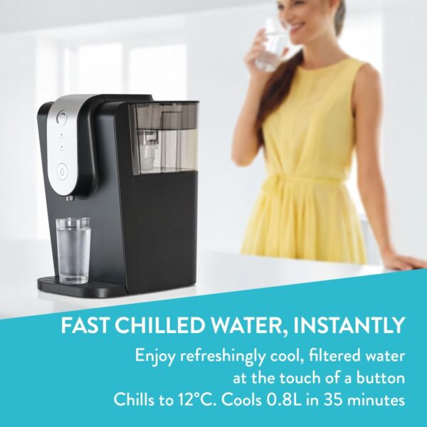 Aqua Optima Lumi Chilled Filtered Water Dispenser, 8.2L Countertop