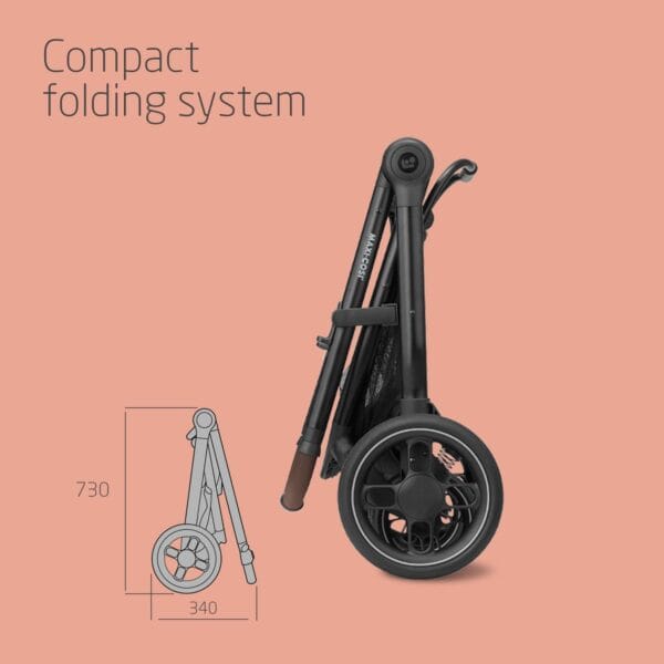 Maxi-Cosi Zelia S Trio, 3-in-1 Pram Travel System, 0–22 kg, Grey