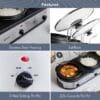Quest Triple Slow Cooker, Buffet Server & Food Warmer, 7.5L Total Capacity
