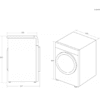 Hoover H-DRY 300 LITE Vented Tumble Dryer, 9kg, Black, C Class [Energy Class G]