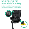 7 Bebeconfort RevolveFix Plus 360 i-Size, Car Seat, 40β150 cm, Full Black